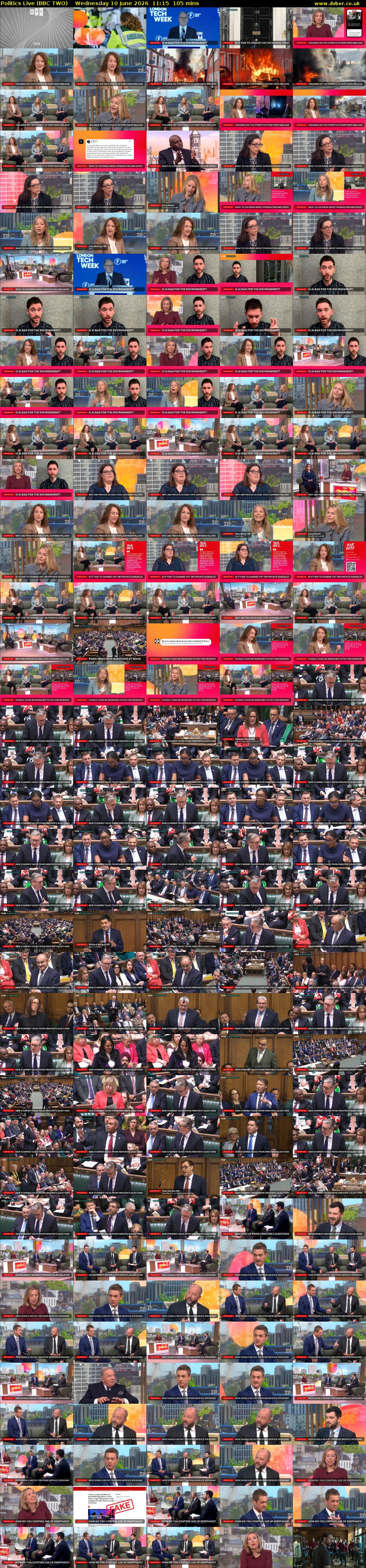 Politics Live (BBC TWO) Wednesday 10 June 2026 11:15 - 13:00