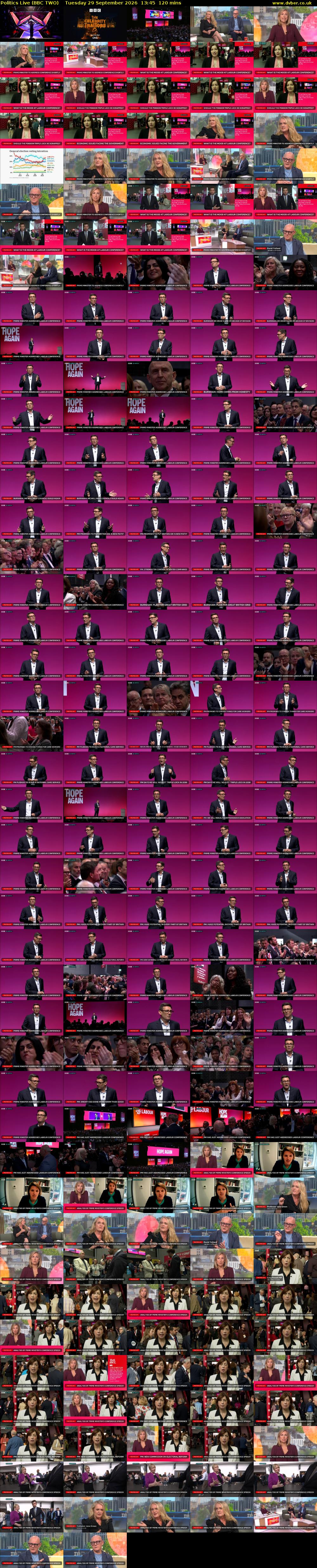 Politics Live (BBC TWO) Tuesday 29 September 2026 13:45 - 15:45