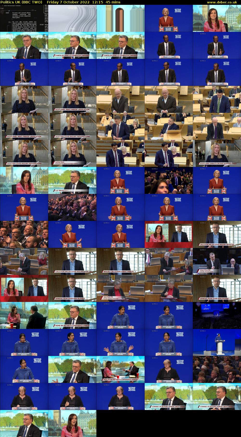 Politics UK (BBC TWO) Friday 7 October 2022 12:15 - 13:00