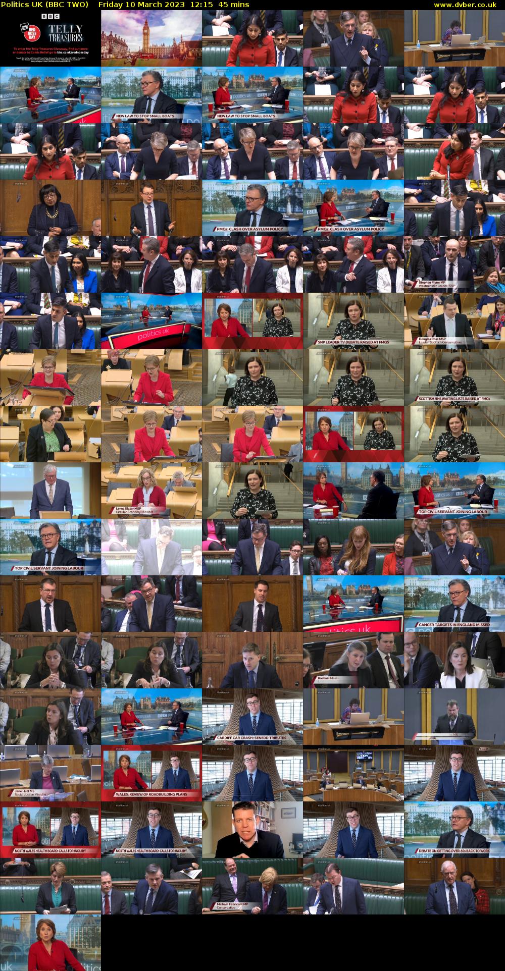 Politics UK (BBC TWO) Friday 10 March 2023 12:15 - 13:00