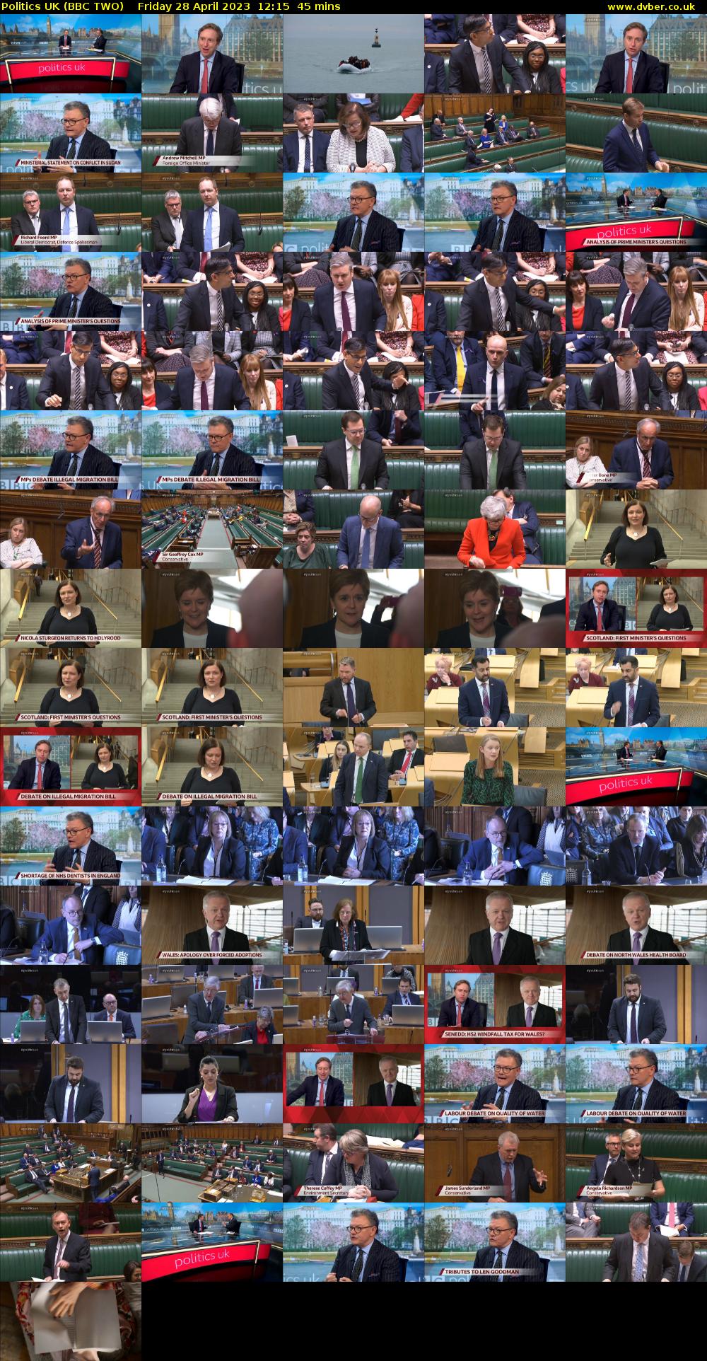 Politics UK (BBC TWO) Friday 28 April 2023 12:15 - 13:00