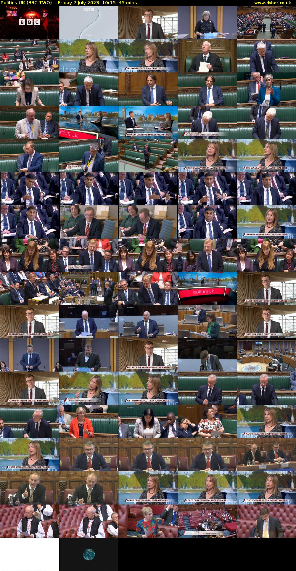 Politics UK (BBC TWO) Friday 7 July 2023 10:15 - 11:00