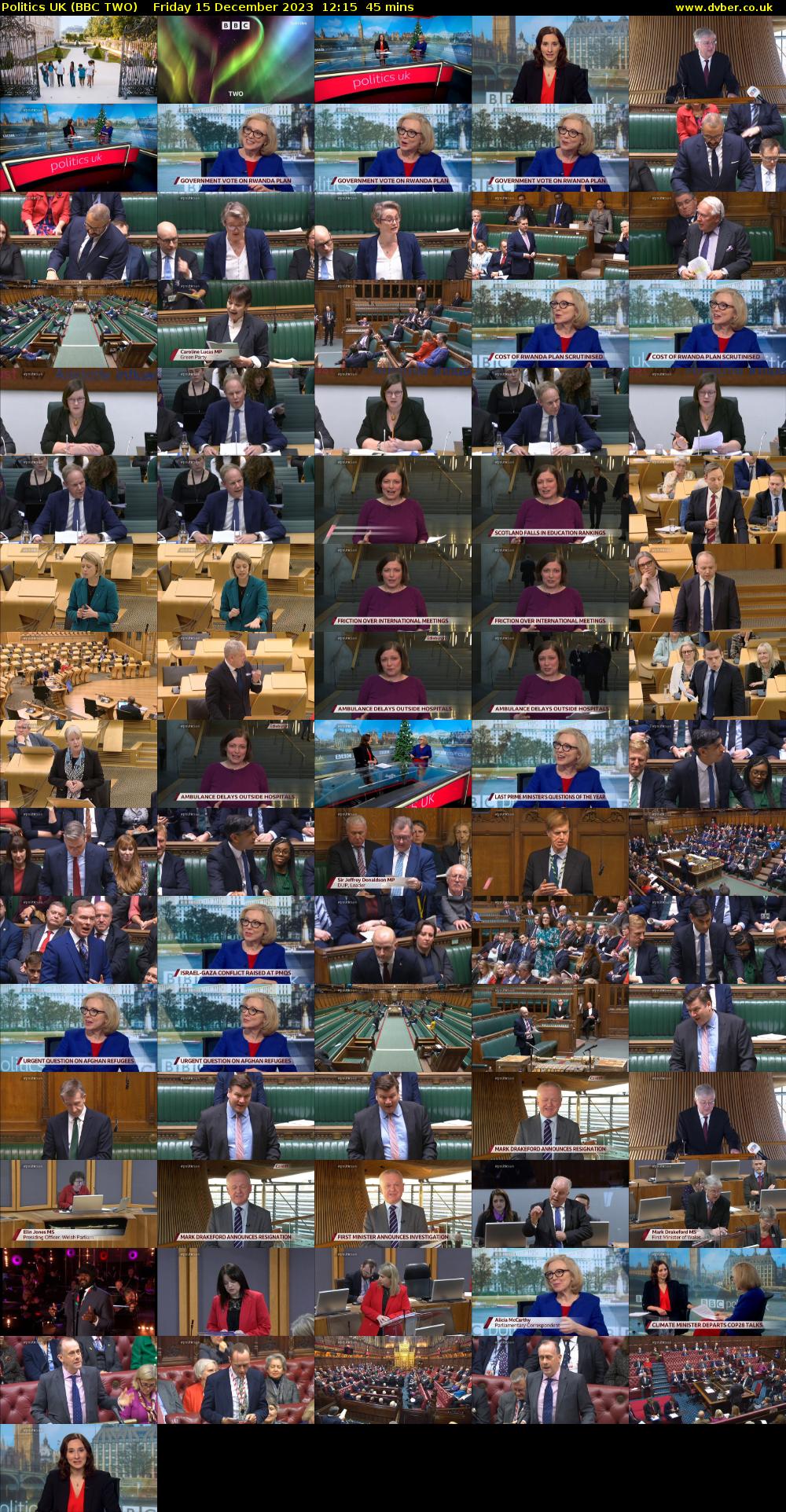 Politics UK (BBC TWO) Friday 15 December 2023 12:15 - 13:00