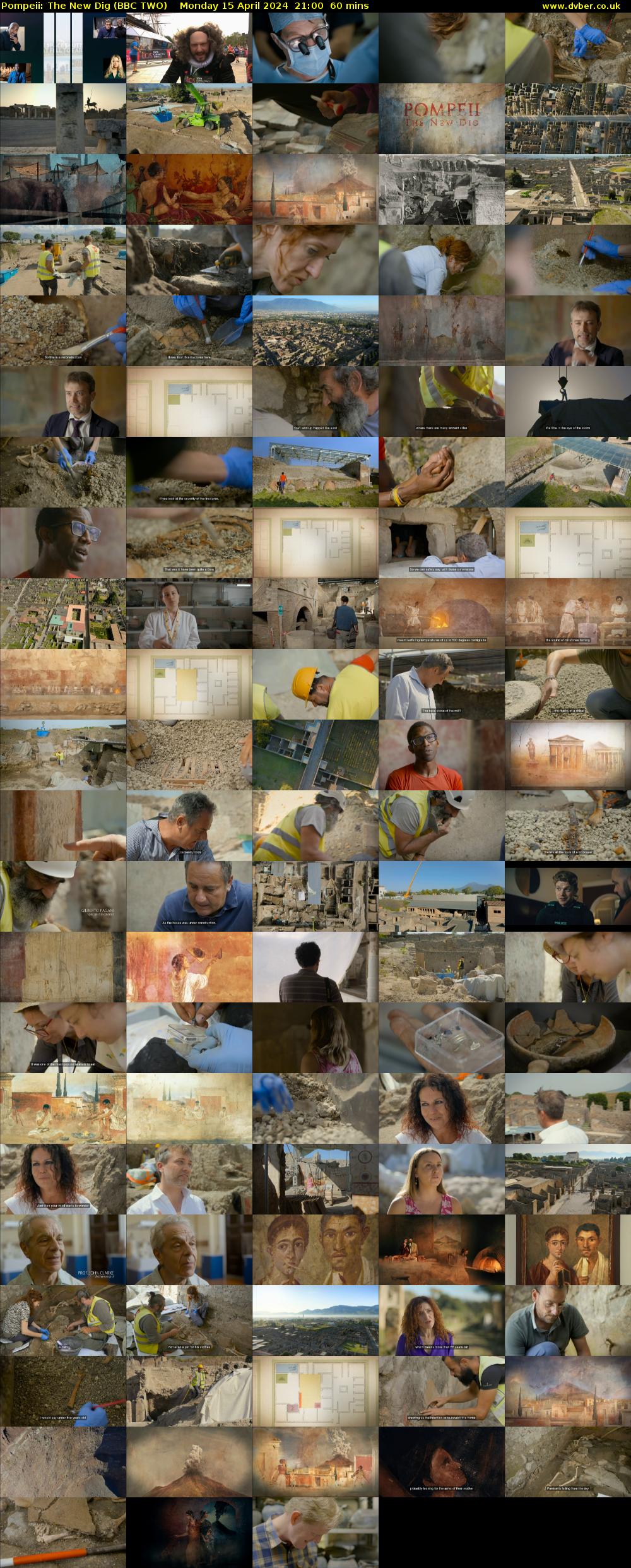 Pompeii: The New Dig (BBC TWO) Monday 15 April 2024 21:00 - 22:00