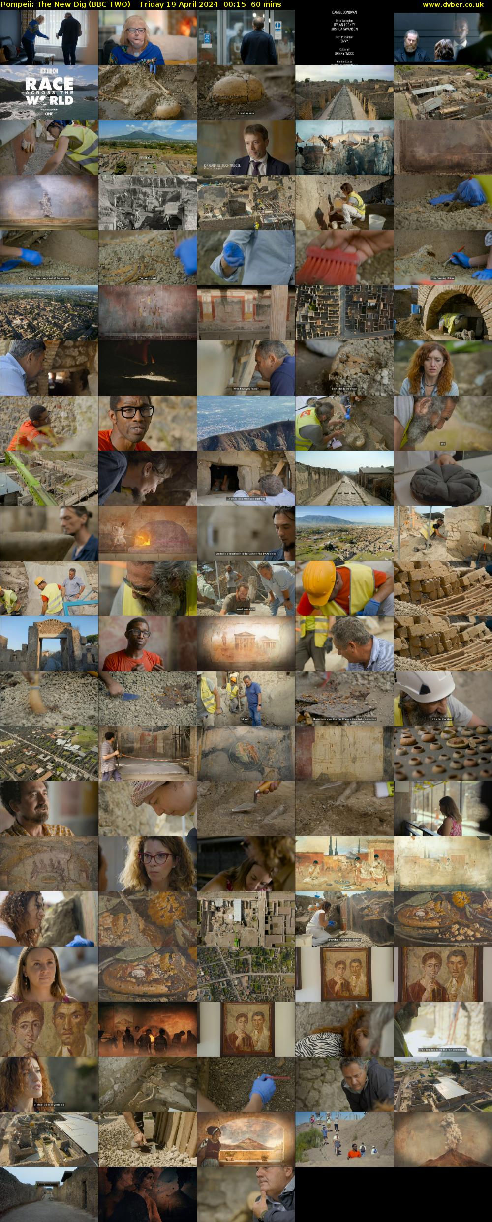 Pompeii: The New Dig (BBC TWO) Friday 19 April 2024 00:15 - 01:15