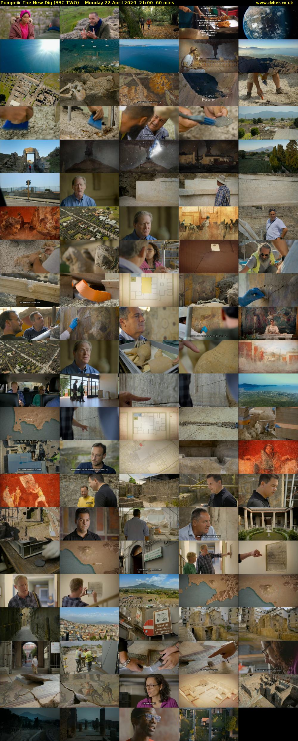 Pompeii: The New Dig (BBC TWO) Monday 22 April 2024 21:00 - 22:00