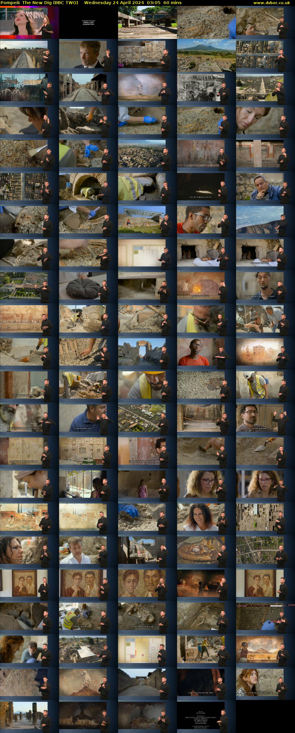 Pompeii: The New Dig (BBC TWO) Wednesday 24 April 2024 03:05 - 04:05