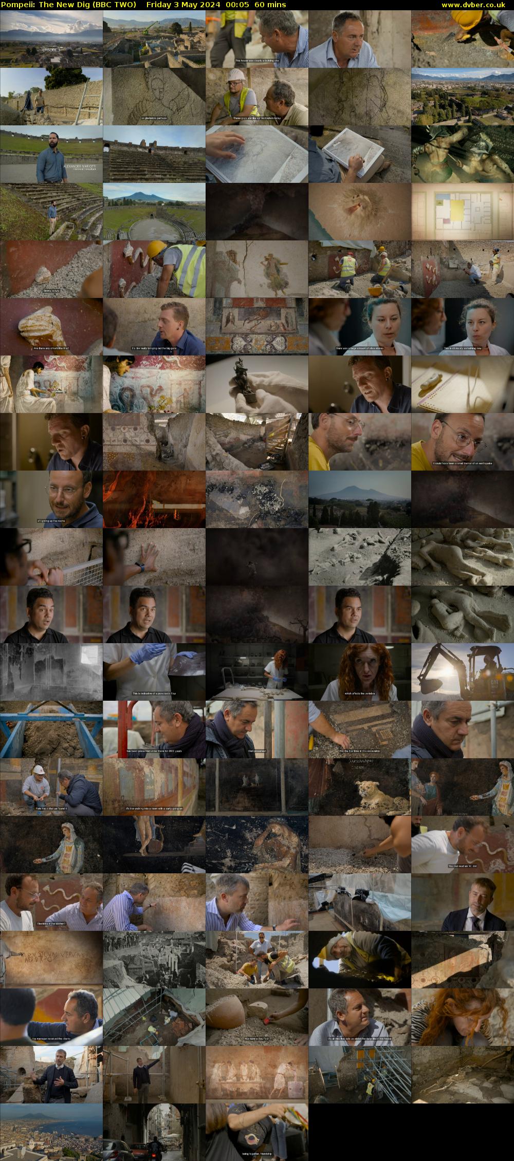 Pompeii: The New Dig (BBC TWO) Friday 3 May 2024 00:05 - 01:05
