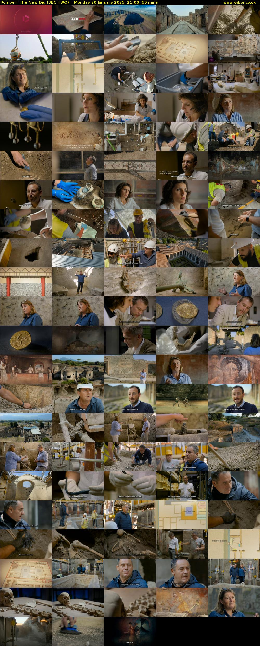 Pompeii: The New Dig (BBC TWO) Monday 20 January 2025 21:00 - 22:00