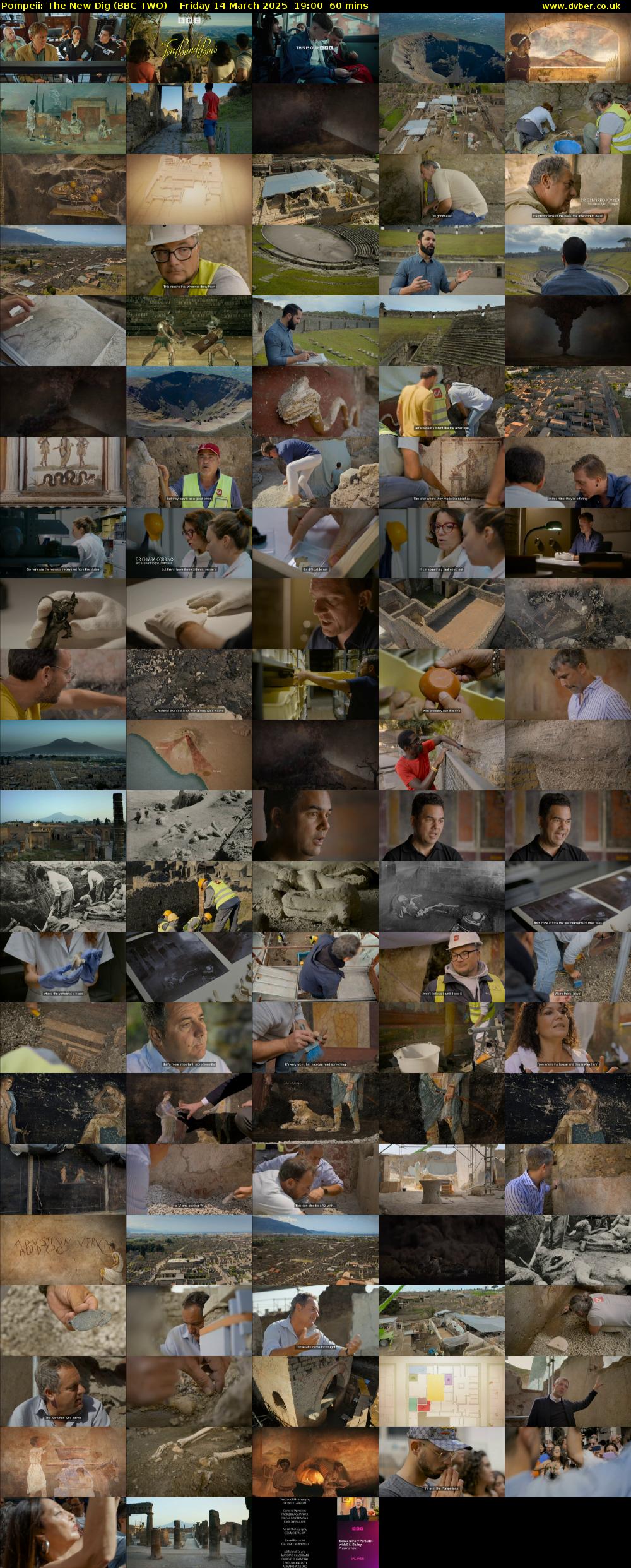 Pompeii: The New Dig (BBC TWO) Friday 14 March 2025 19:00 - 20:00