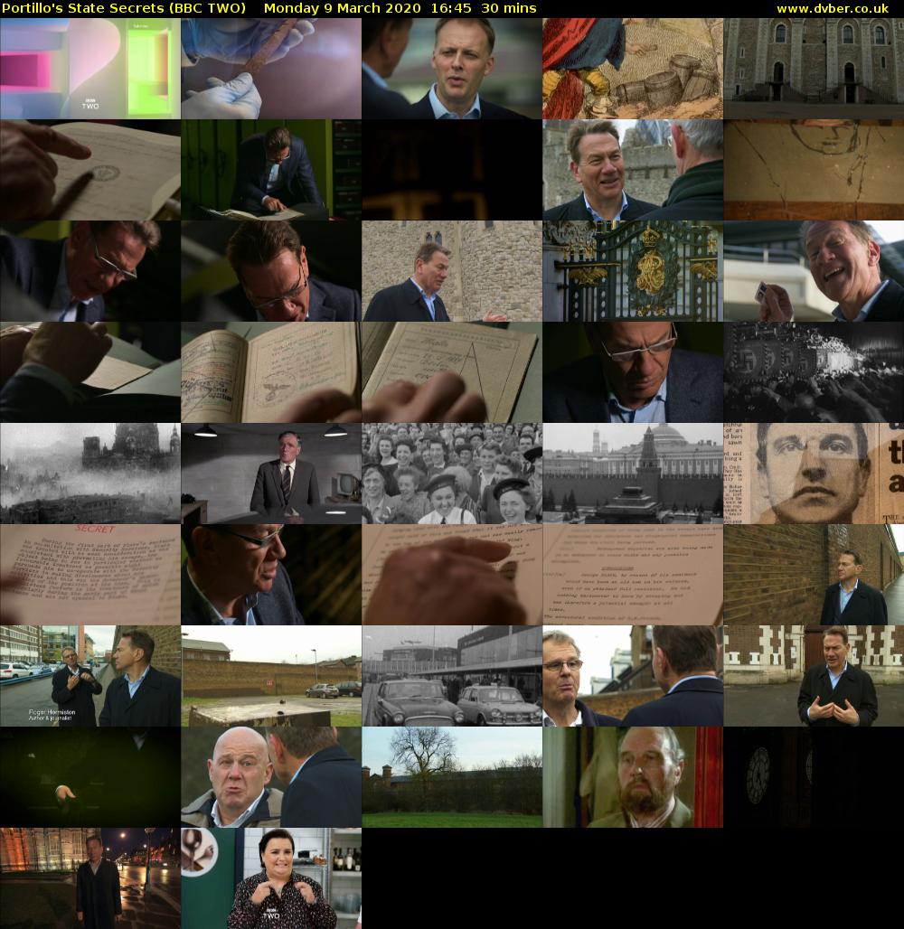 Portillo's State Secrets (BBC TWO) Monday 9 March 2020 16:45 - 17:15