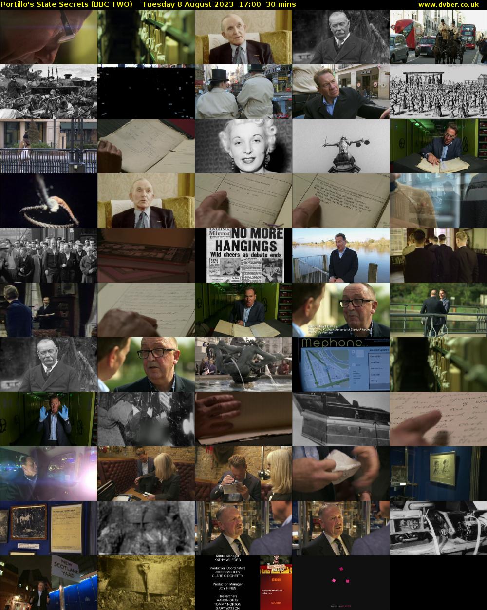 Portillo's State Secrets (BBC TWO) Tuesday 8 August 2023 17:00 - 17:30