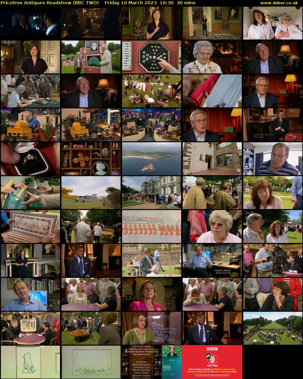 Priceless Antiques Roadshow (BBC TWO) Friday 10 March 2023 16:30 - 17:00