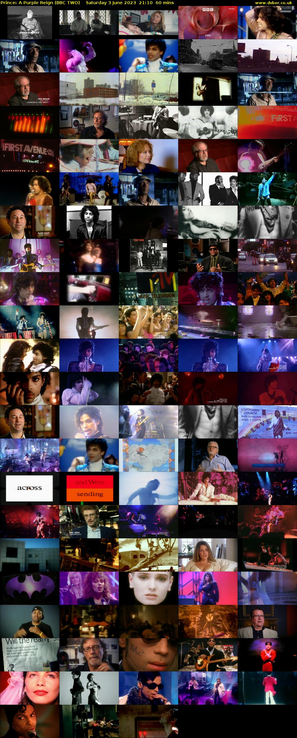 Prince: A Purple Reign (BBC TWO) Saturday 3 June 2023 21:10 - 22:10