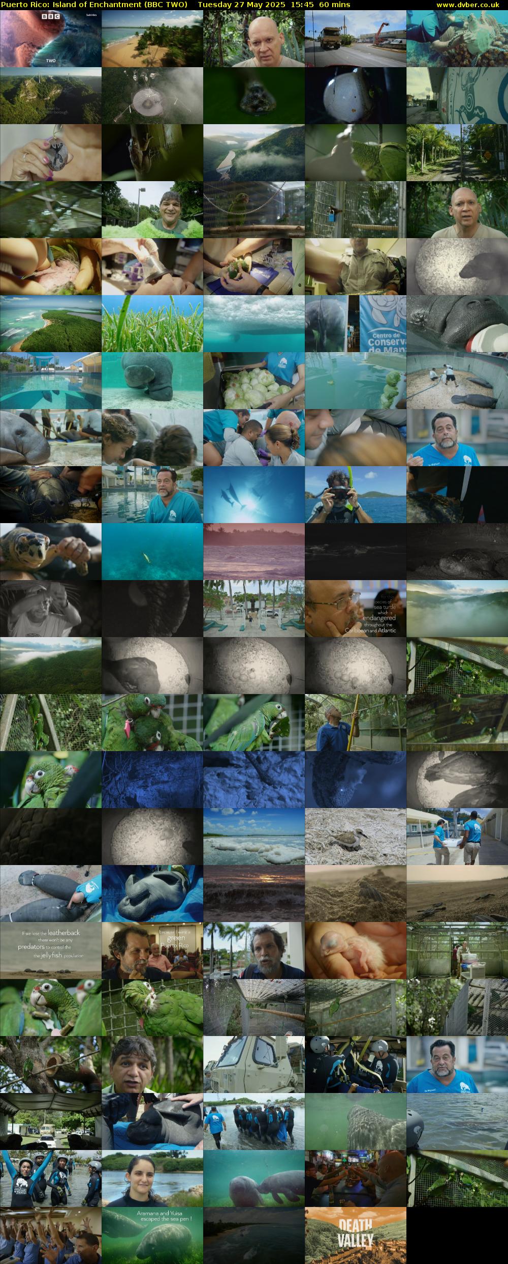 Puerto Rico: Island of Enchantment (BBC TWO) Tuesday 27 May 2025 15:45 - 16:45