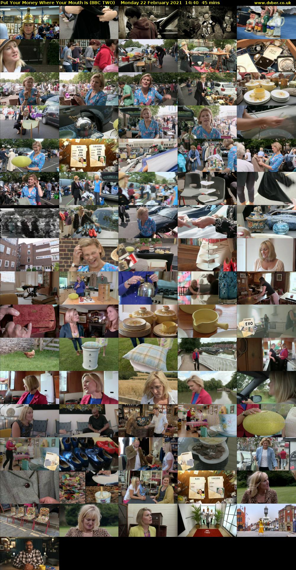 Put Your Money Where Your Mouth Is (BBC TWO) Monday 22 February 2021 14:40 - 15:25