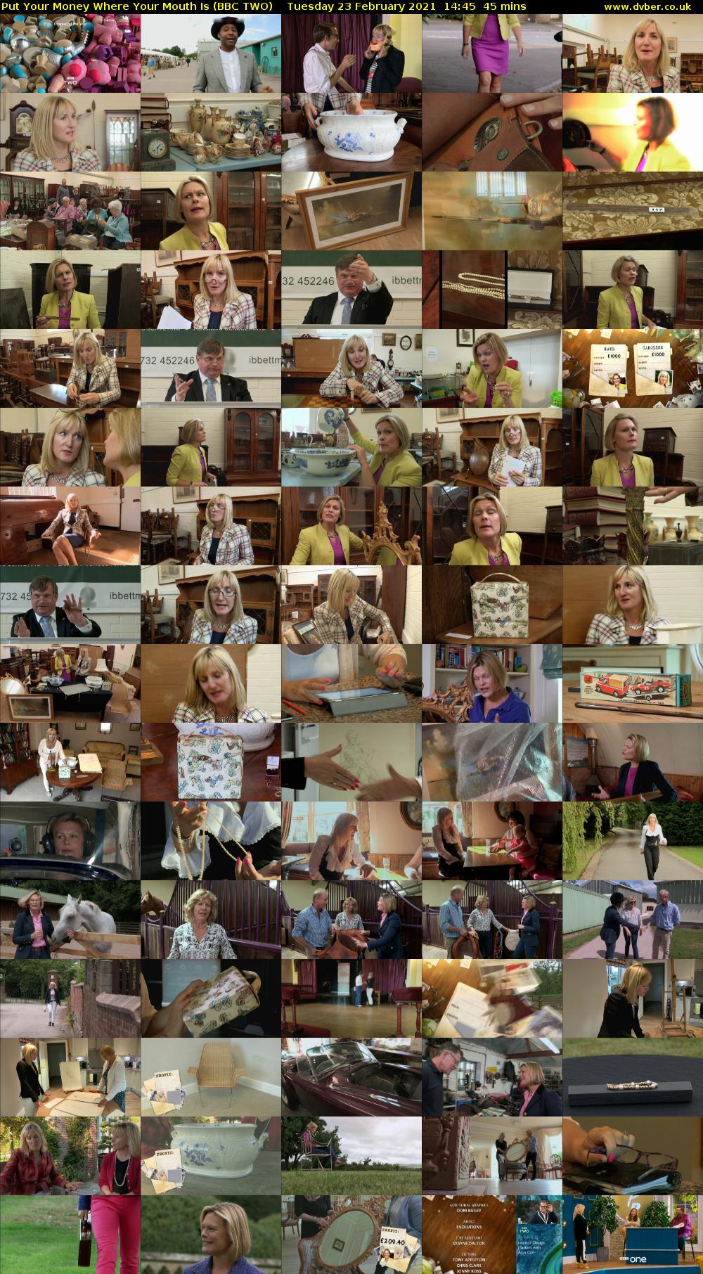 Put Your Money Where Your Mouth Is (BBC TWO) Tuesday 23 February 2021 14:45 - 15:30