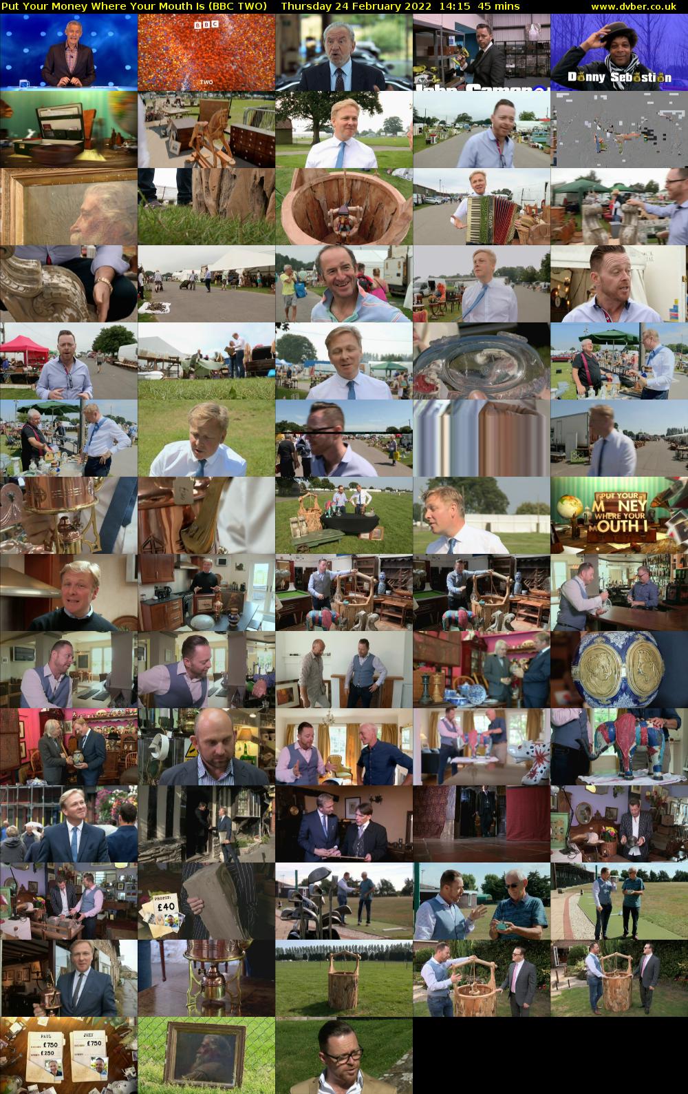 Put Your Money Where Your Mouth Is (BBC TWO) Thursday 24 February 2022 14:15 - 15:00