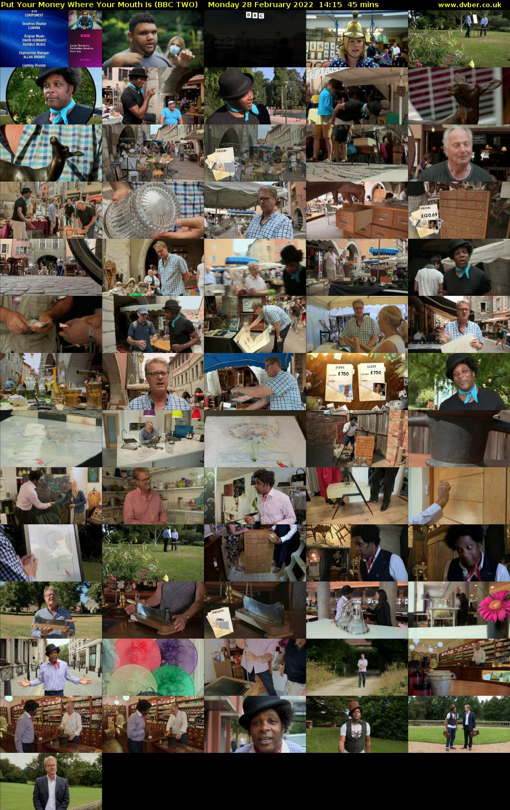 Put Your Money Where Your Mouth Is (BBC TWO) Monday 28 February 2022 14:15 - 15:00