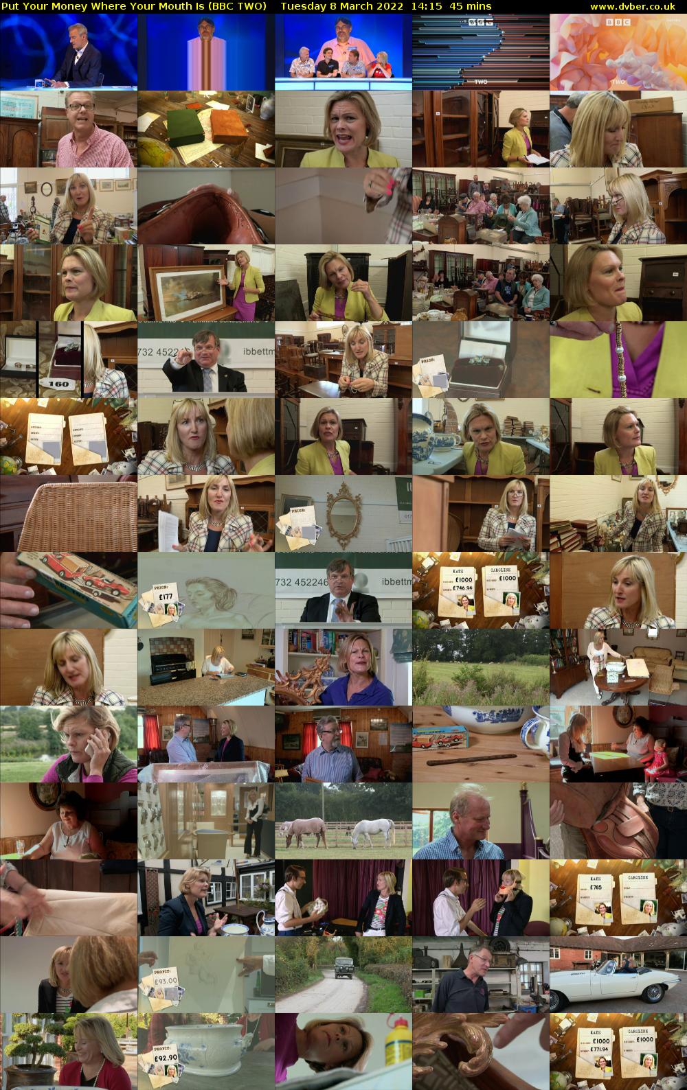 Put Your Money Where Your Mouth Is (BBC TWO) Tuesday 8 March 2022 14:15 - 15:00