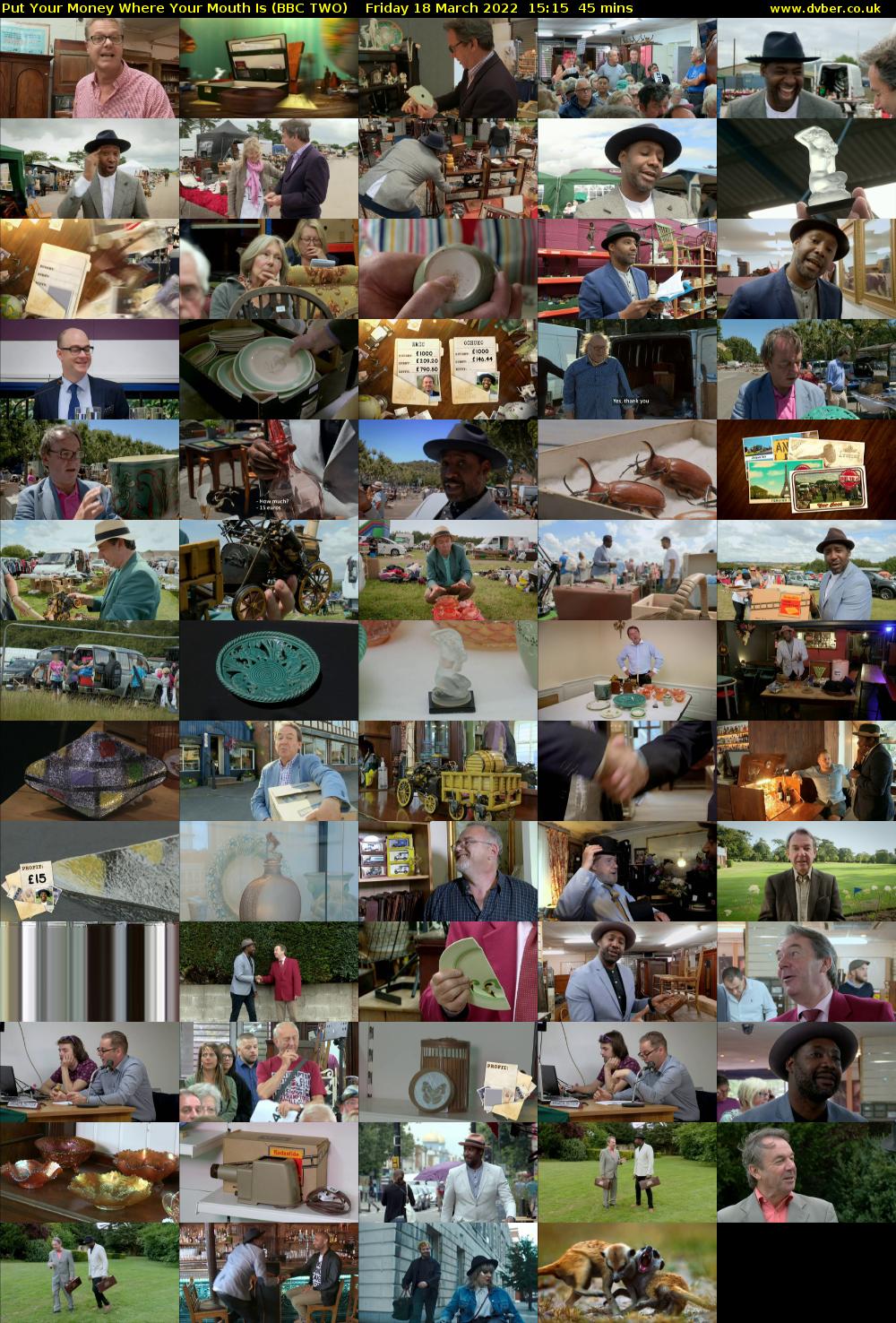 Put Your Money Where Your Mouth Is (BBC TWO) Friday 18 March 2022 15:15 - 16:00