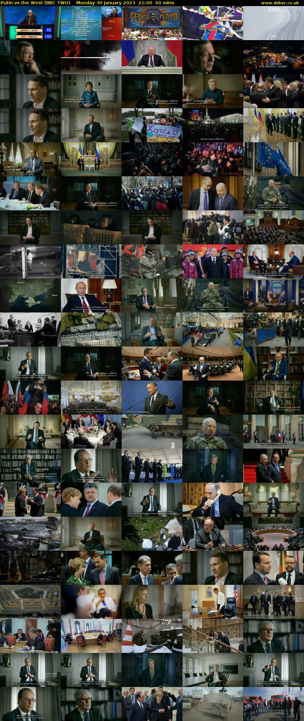 Putin vs the West (BBC TWO) Monday 30 January 2023 21:00 - 22:00