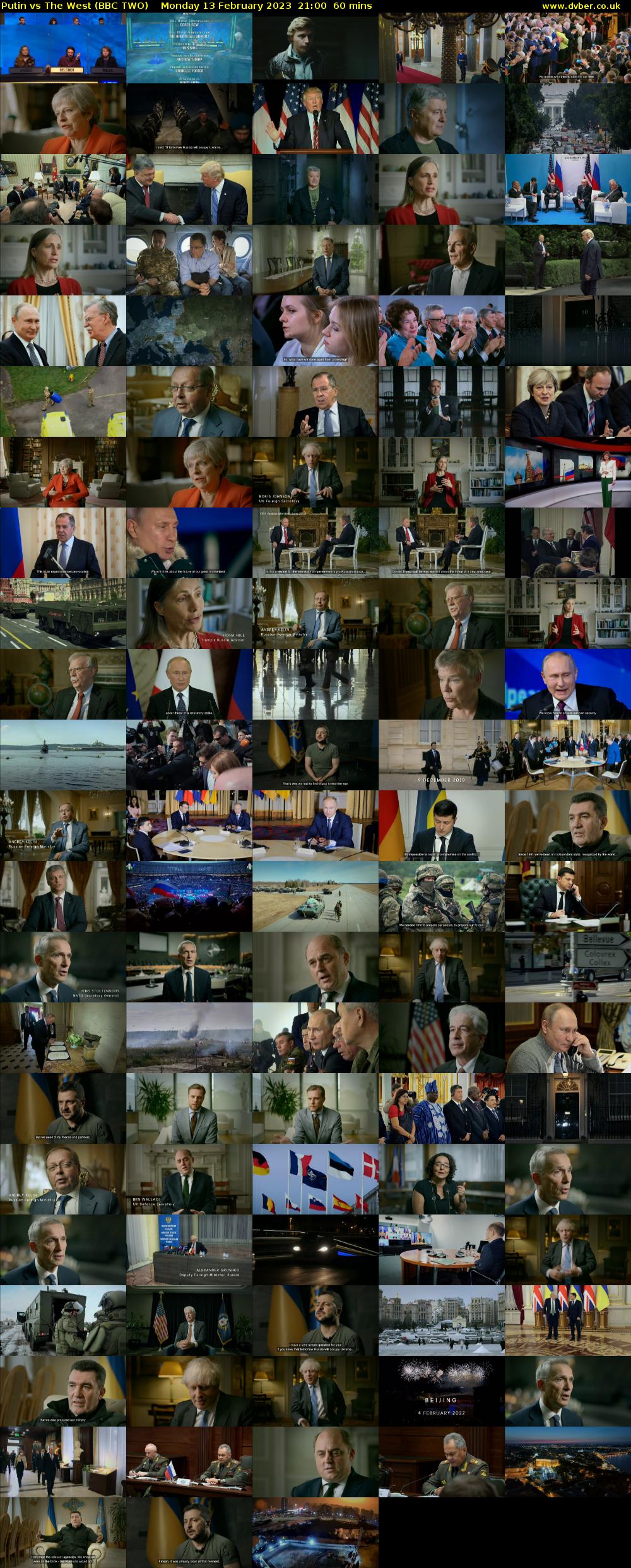 Putin vs the West (BBC TWO) Monday 13 February 2023 21:00 - 22:00
