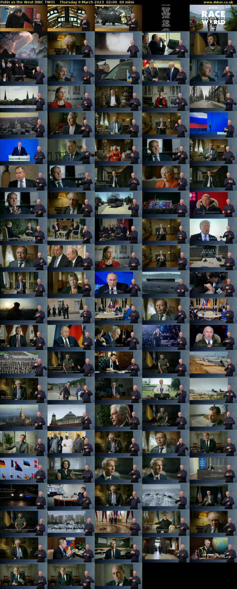Putin vs the West (BBC TWO) Thursday 9 March 2023 02:00 - 03:00