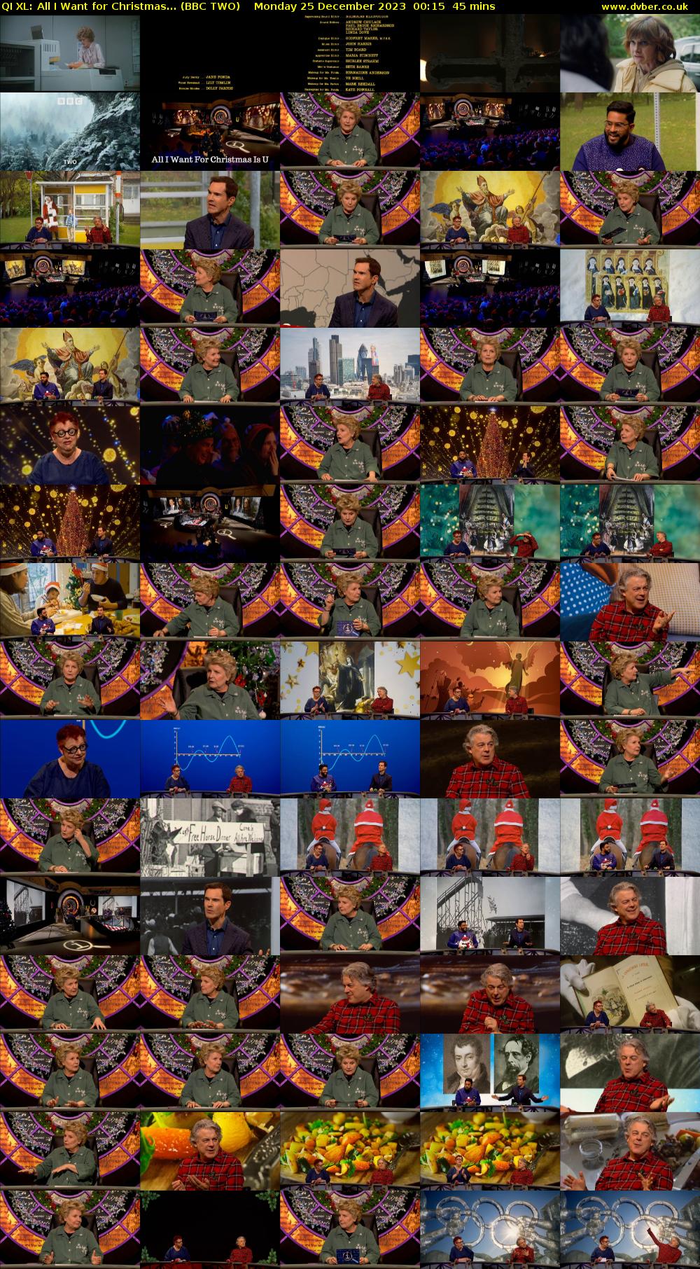 QI XL: All I Want for Christmas... (BBC TWO) Monday 25 December 2023 00:15 - 01:00