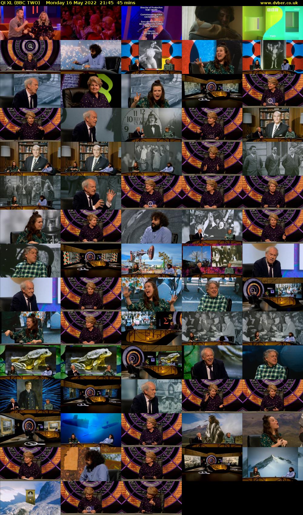 QI XL (BBC TWO) Monday 16 May 2022 21:45 - 22:30