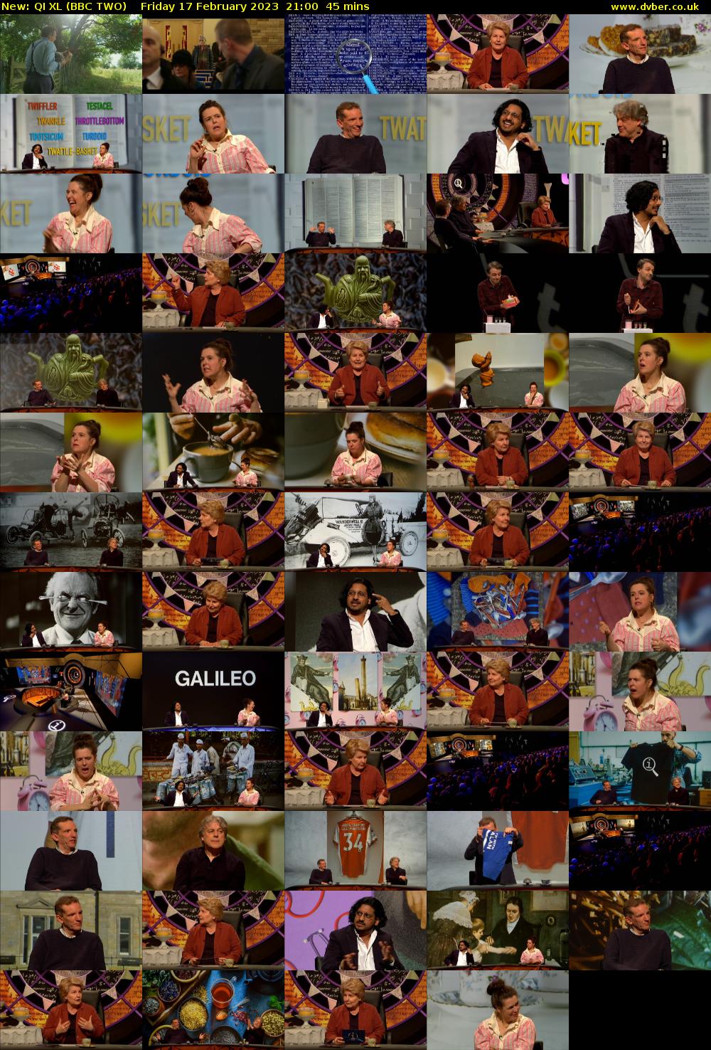 QI XL (BBC TWO) Friday 17 February 2023 21:00 - 21:45
