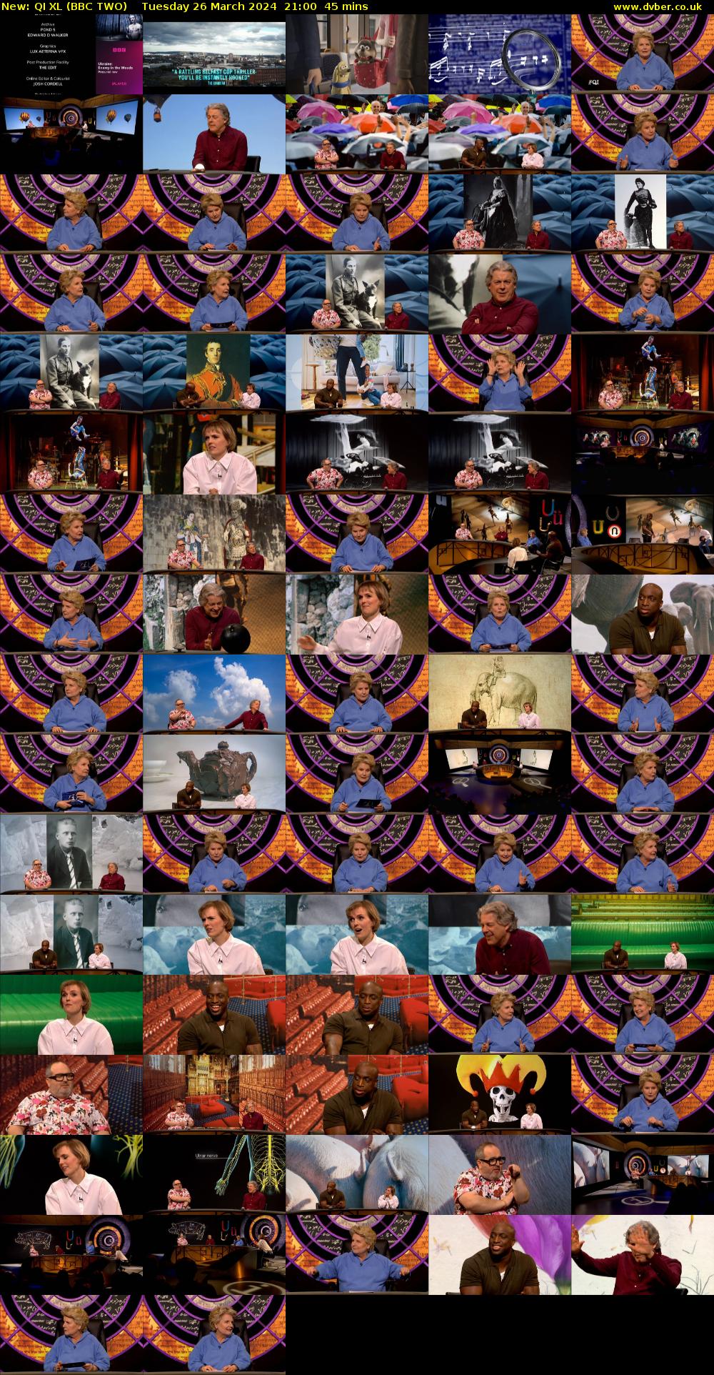 QI XL (BBC TWO) Tuesday 26 March 2024 21:00 - 21:45