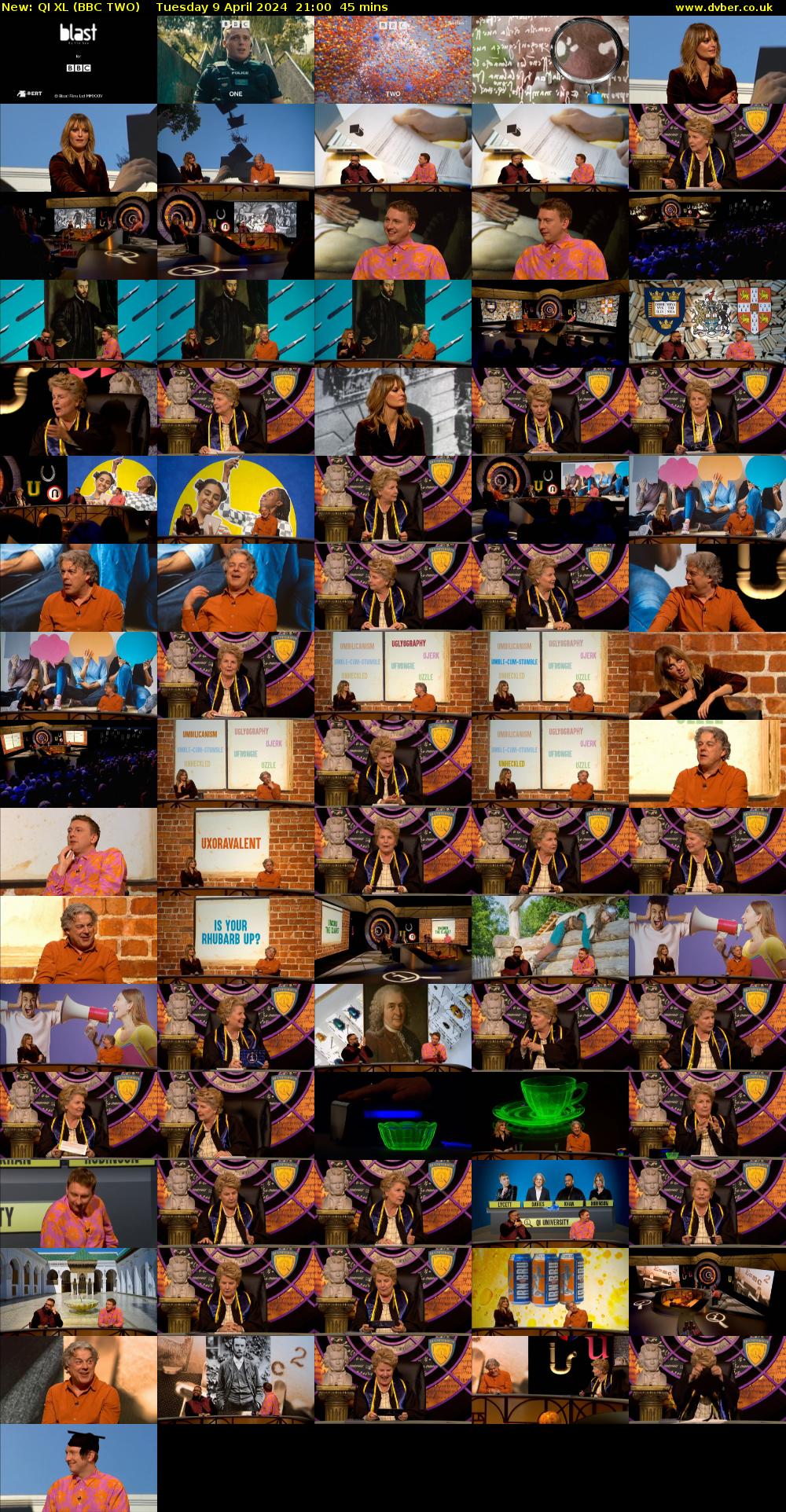 QI XL (BBC TWO) Tuesday 9 April 2024 21:00 - 21:45