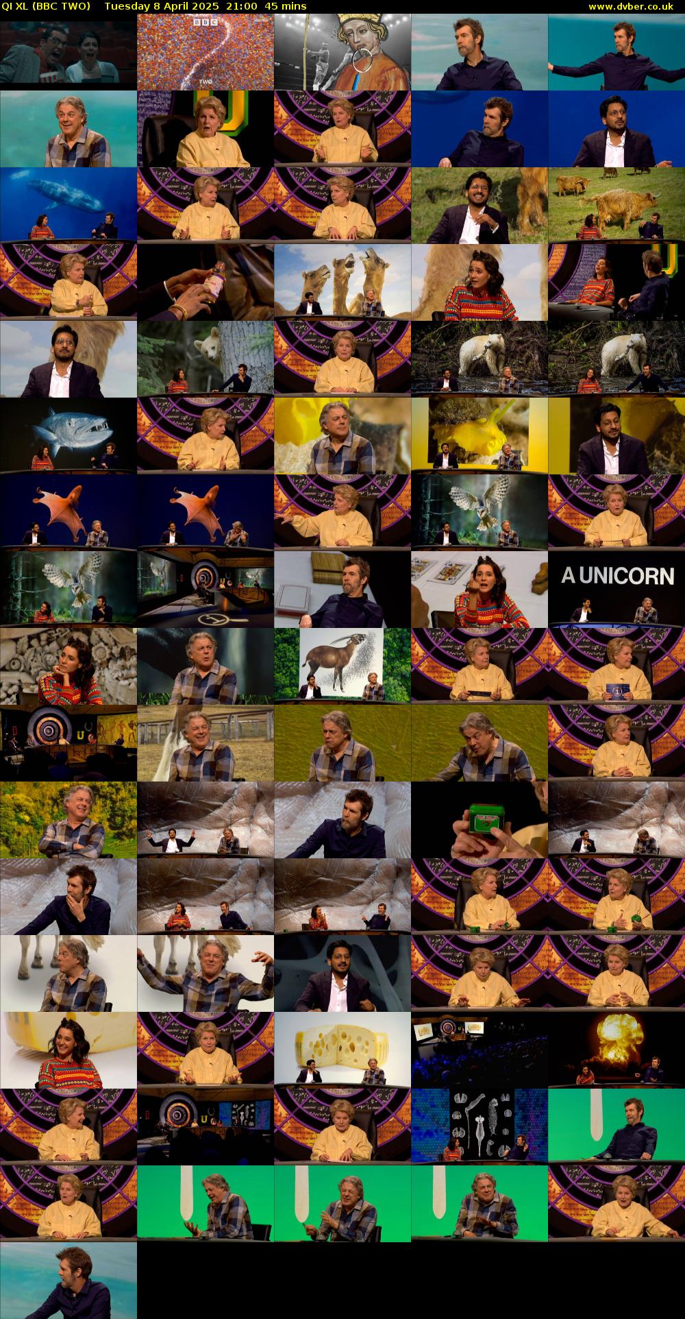 QI XL (BBC TWO) Tuesday 8 April 2025 21:00 - 21:45