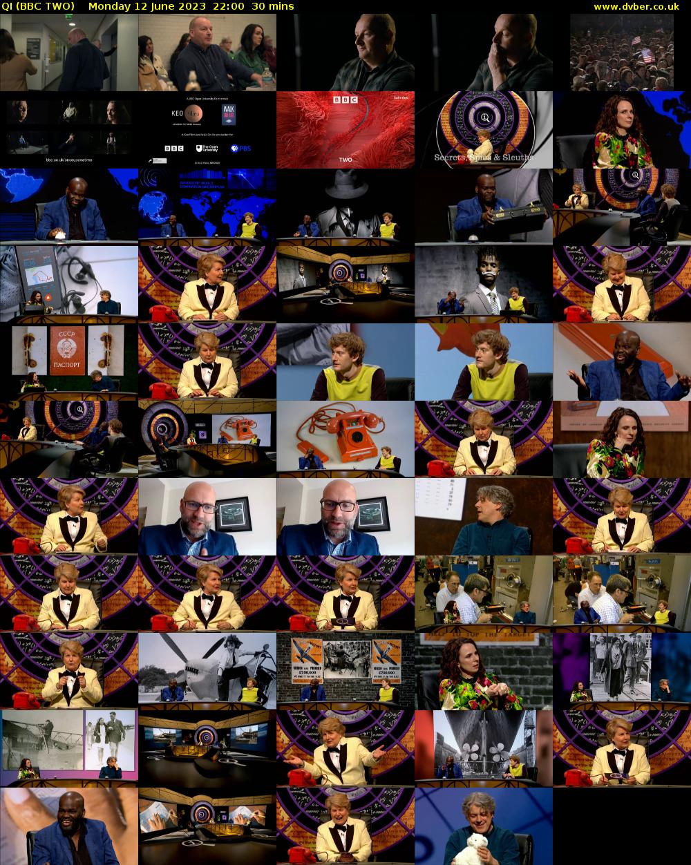 QI (BBC TWO) Monday 12 June 2023 22:00 - 22:30