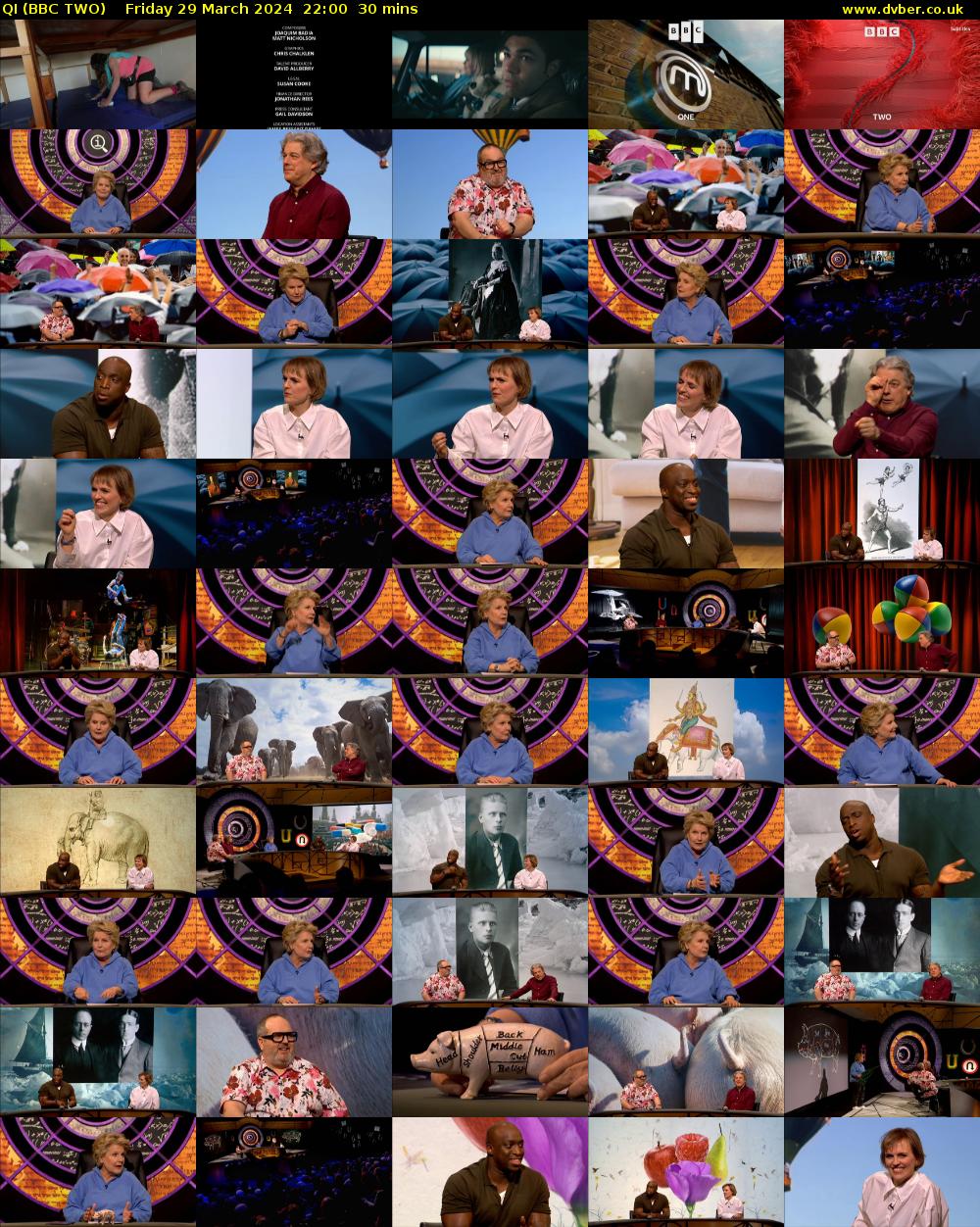 QI (BBC TWO) Friday 29 March 2024 22:00 - 22:30