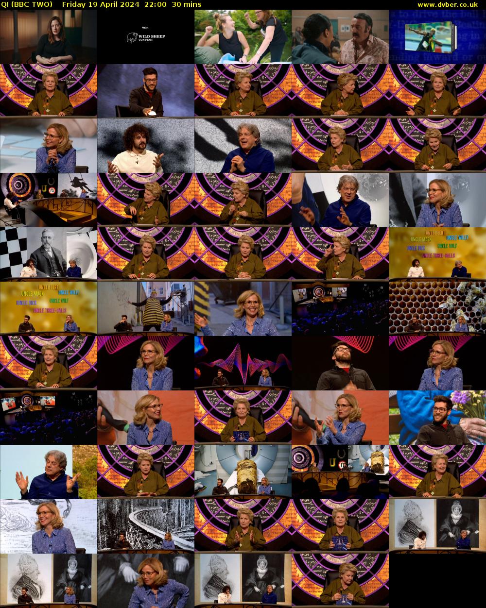 QI (BBC TWO) Friday 19 April 2024 22:00 - 22:30