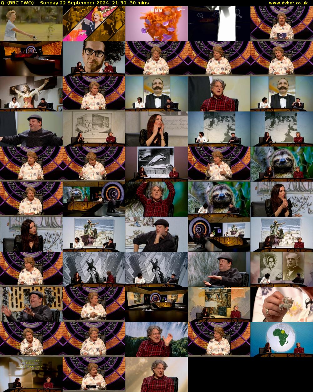 QI (BBC TWO) Sunday 22 September 2024 21:30 - 22:00