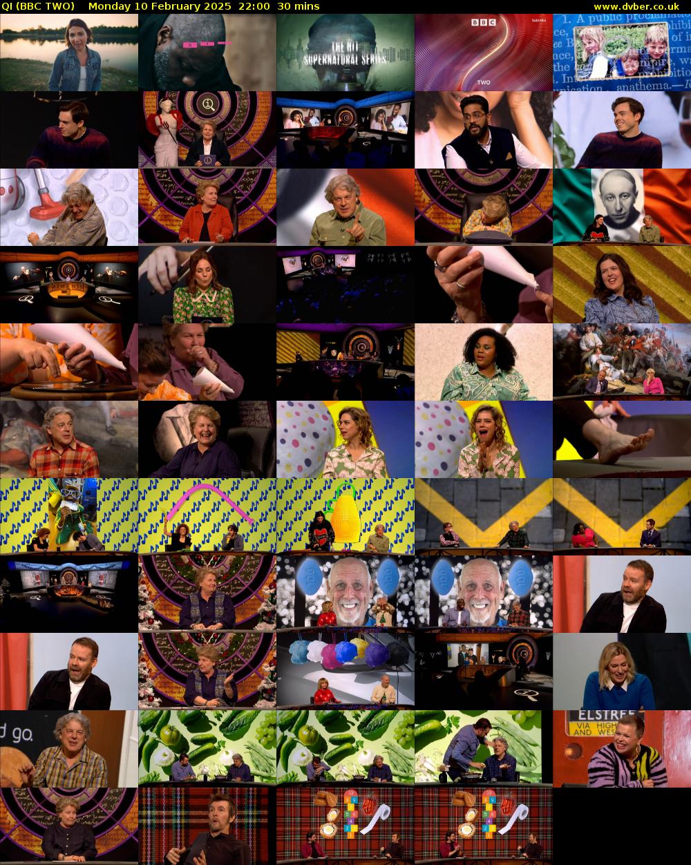 QI (BBC TWO) Monday 10 February 2025 22:00 - 22:30