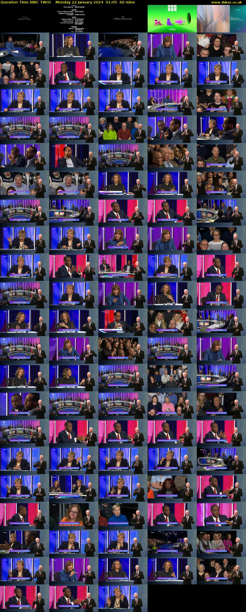 Question Time (BBC TWO) Monday 22 January 2024 01:05 - 02:05
