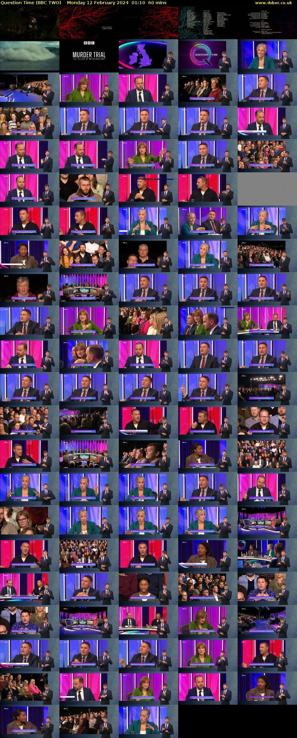 Question Time (BBC TWO) Monday 12 February 2024 01:10 - 02:10