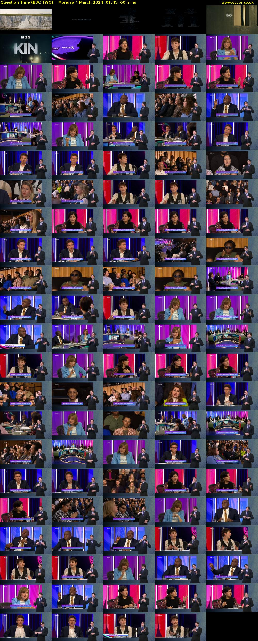 Question Time (BBC TWO) Monday 4 March 2024 01:45 - 02:45