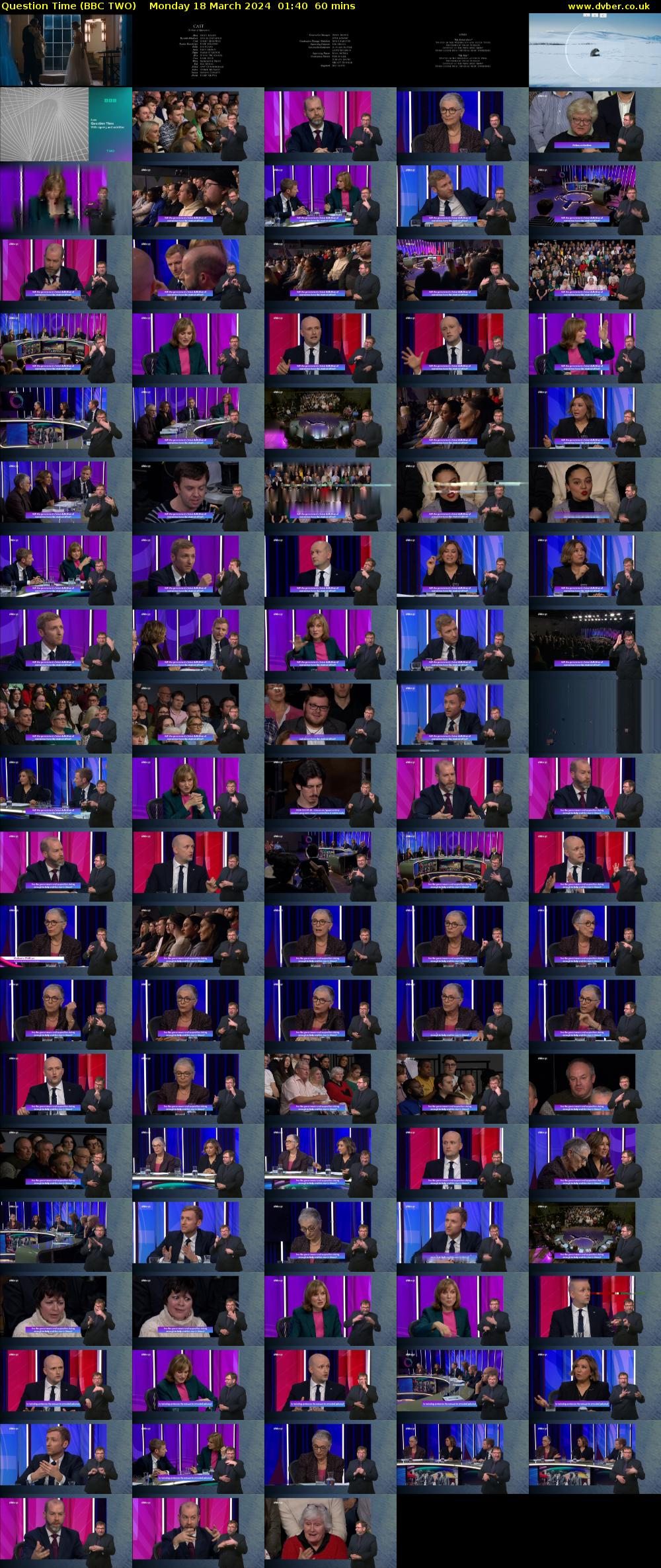 Question Time (BBC TWO) Monday 18 March 2024 01:40 - 02:40