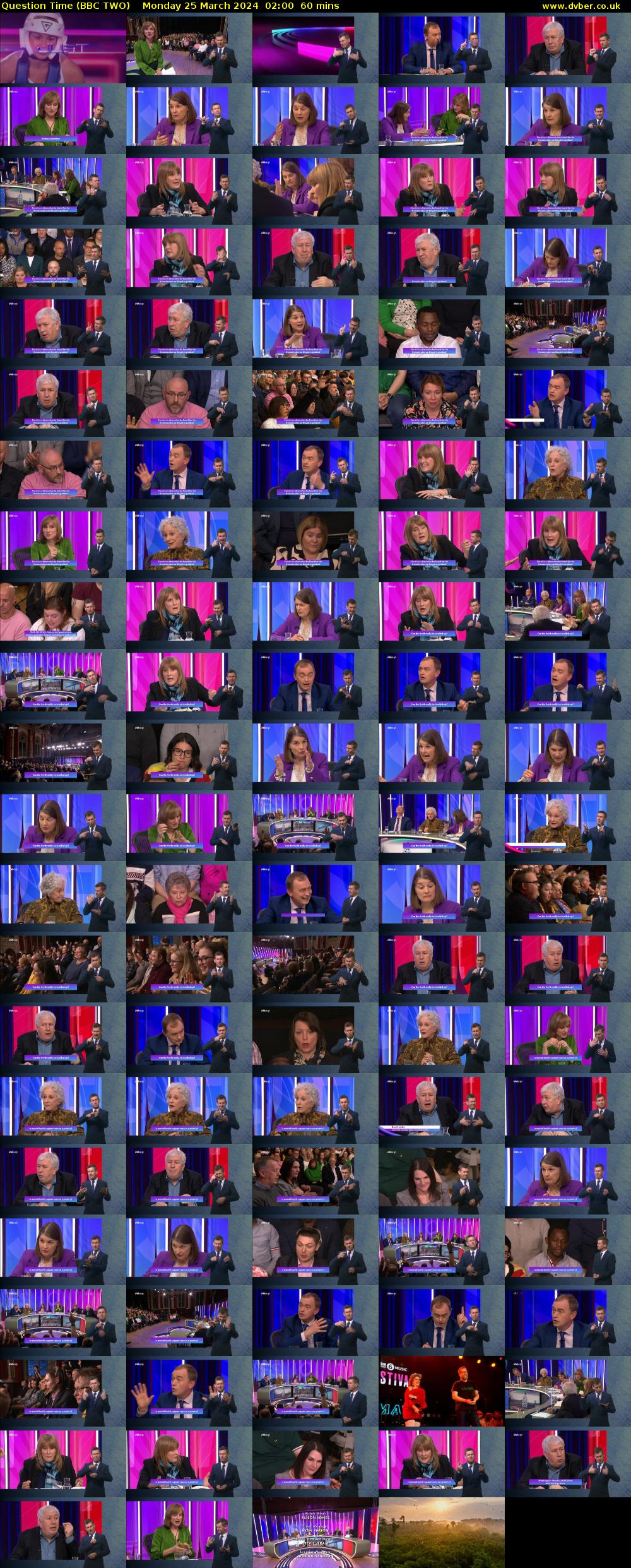 Question Time (BBC TWO) Monday 25 March 2024 02:00 - 03:00