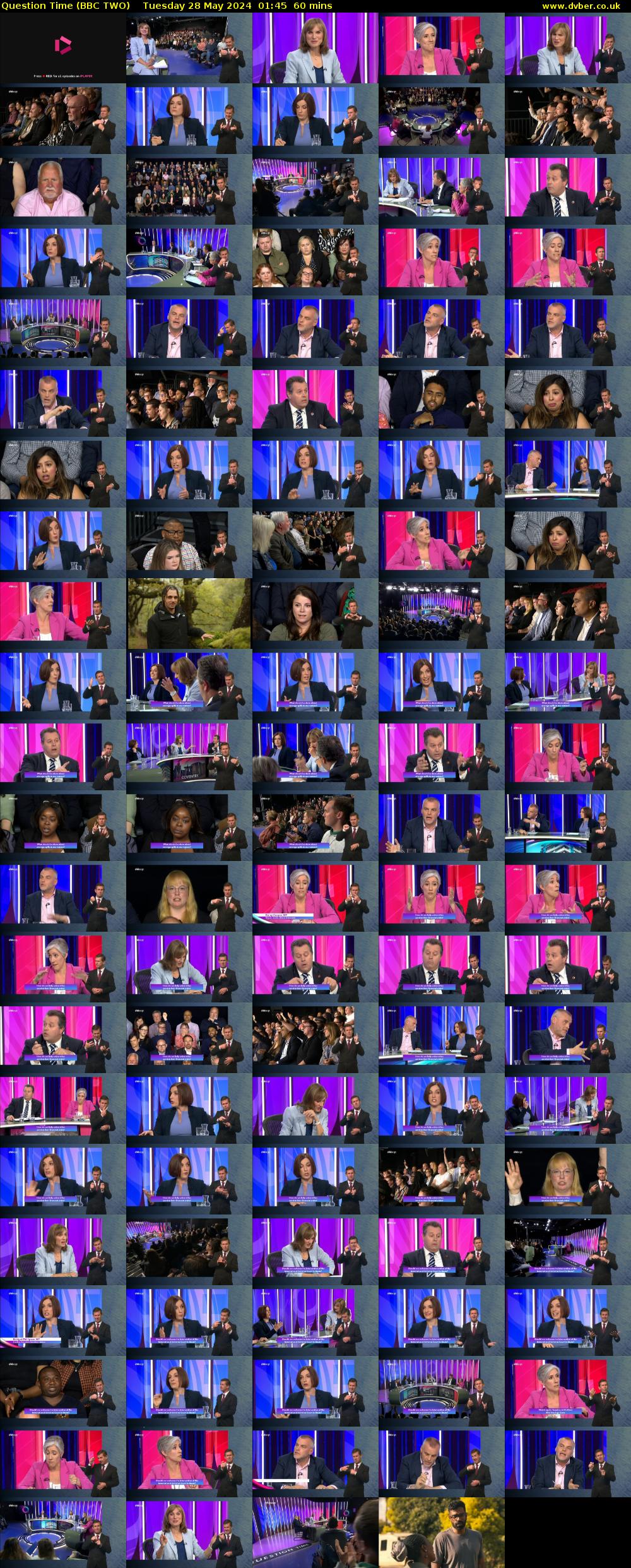 Question Time (BBC TWO) Tuesday 28 May 2024 01:45 - 02:45