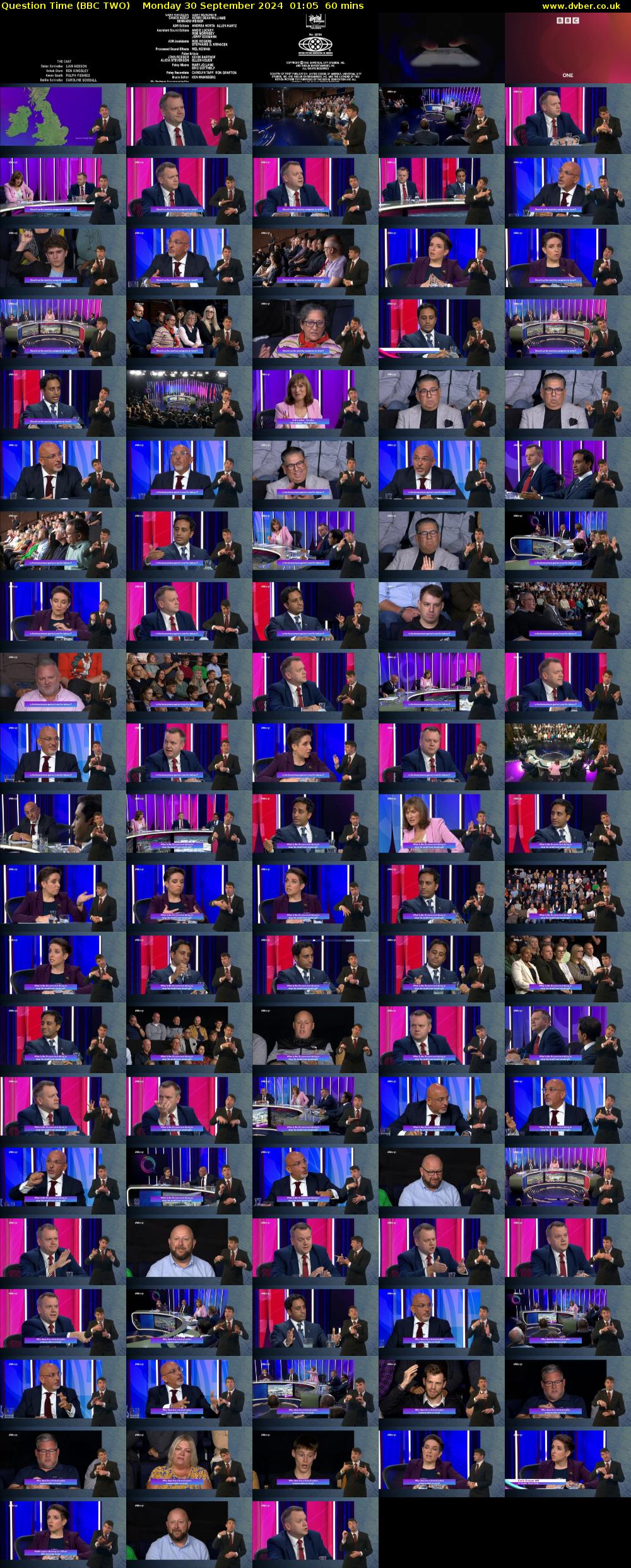 Question Time (BBC TWO) Monday 30 September 2024 01:05 - 02:05