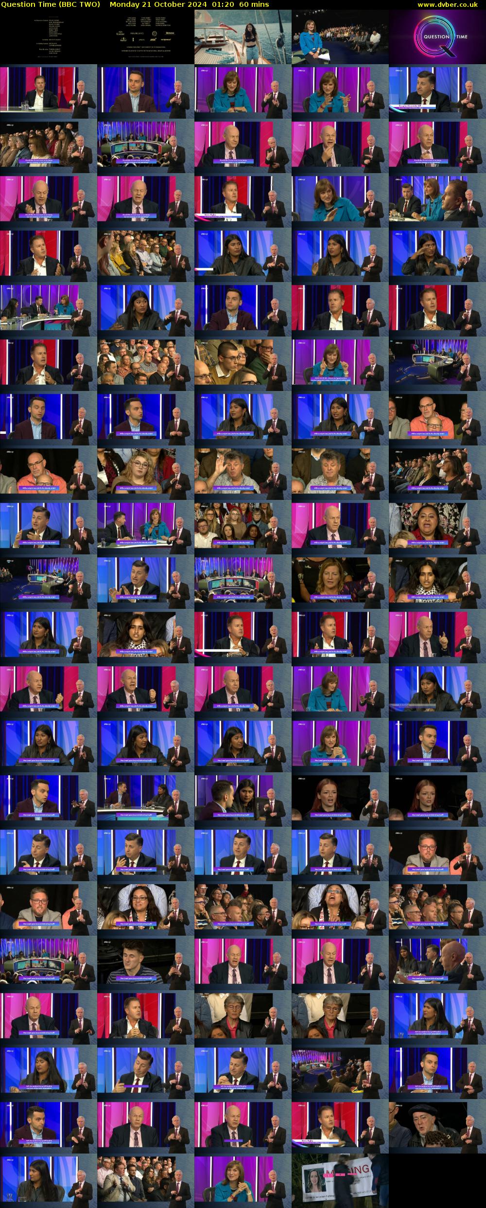 Question Time (BBC TWO) Monday 21 October 2024 01:20 - 02:20