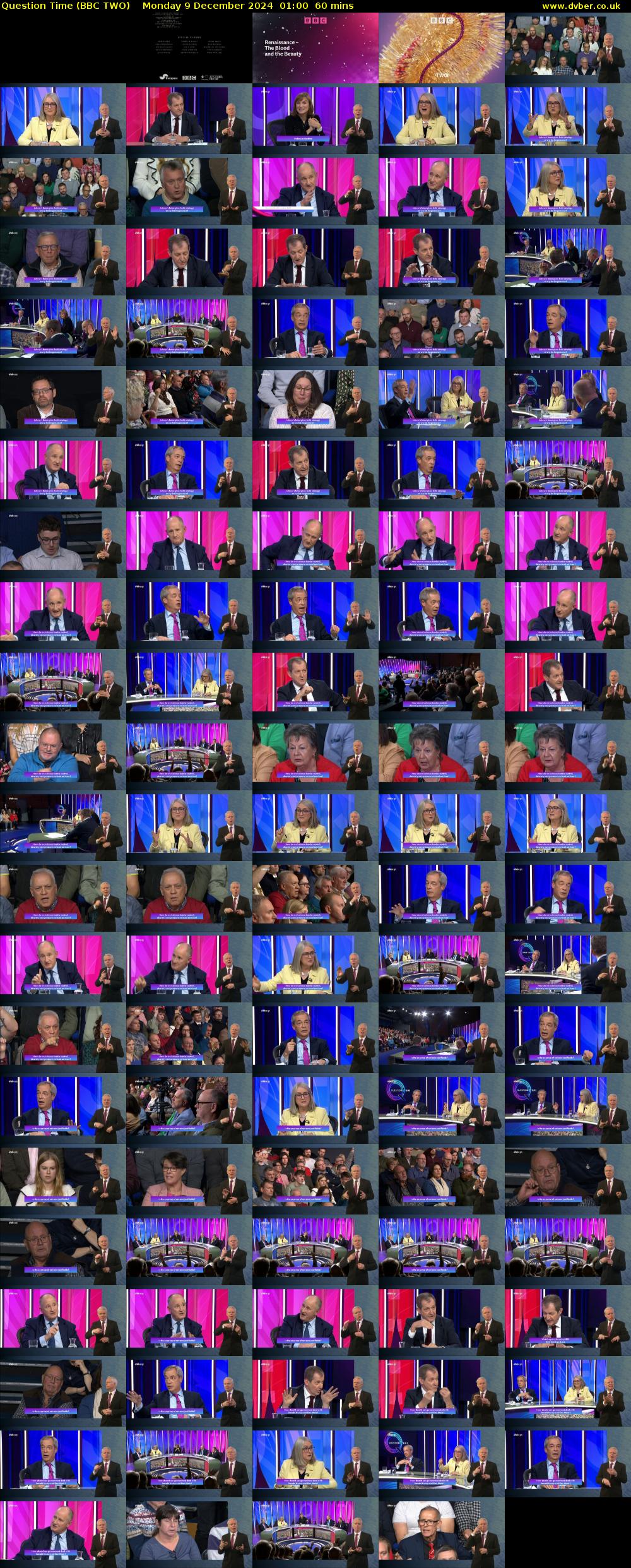 Question Time (BBC TWO) Monday 9 December 2024 01:00 - 02:00