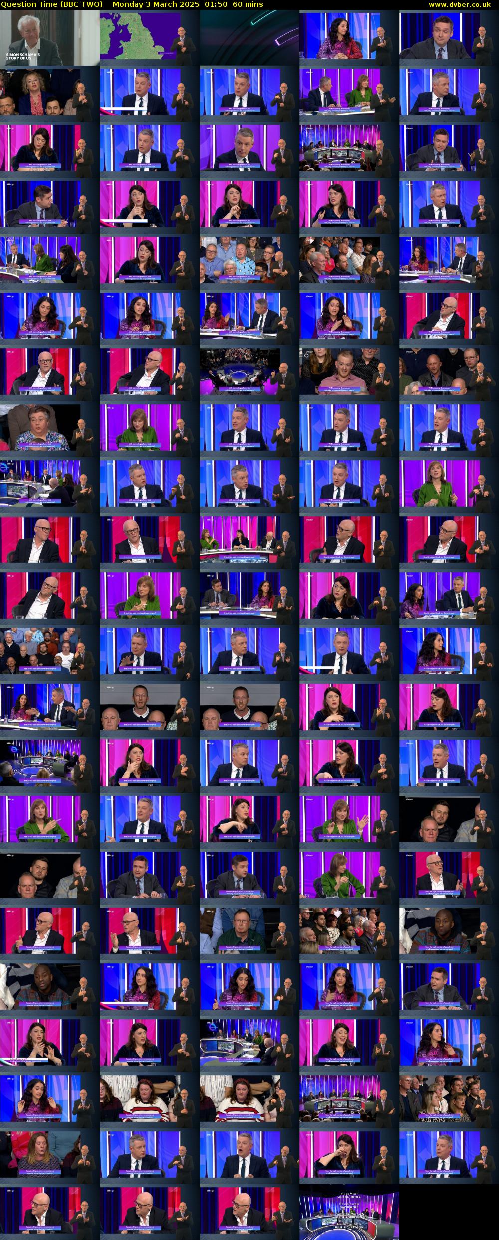 Question Time (BBC TWO) Monday 3 March 2025 01:50 - 02:50
