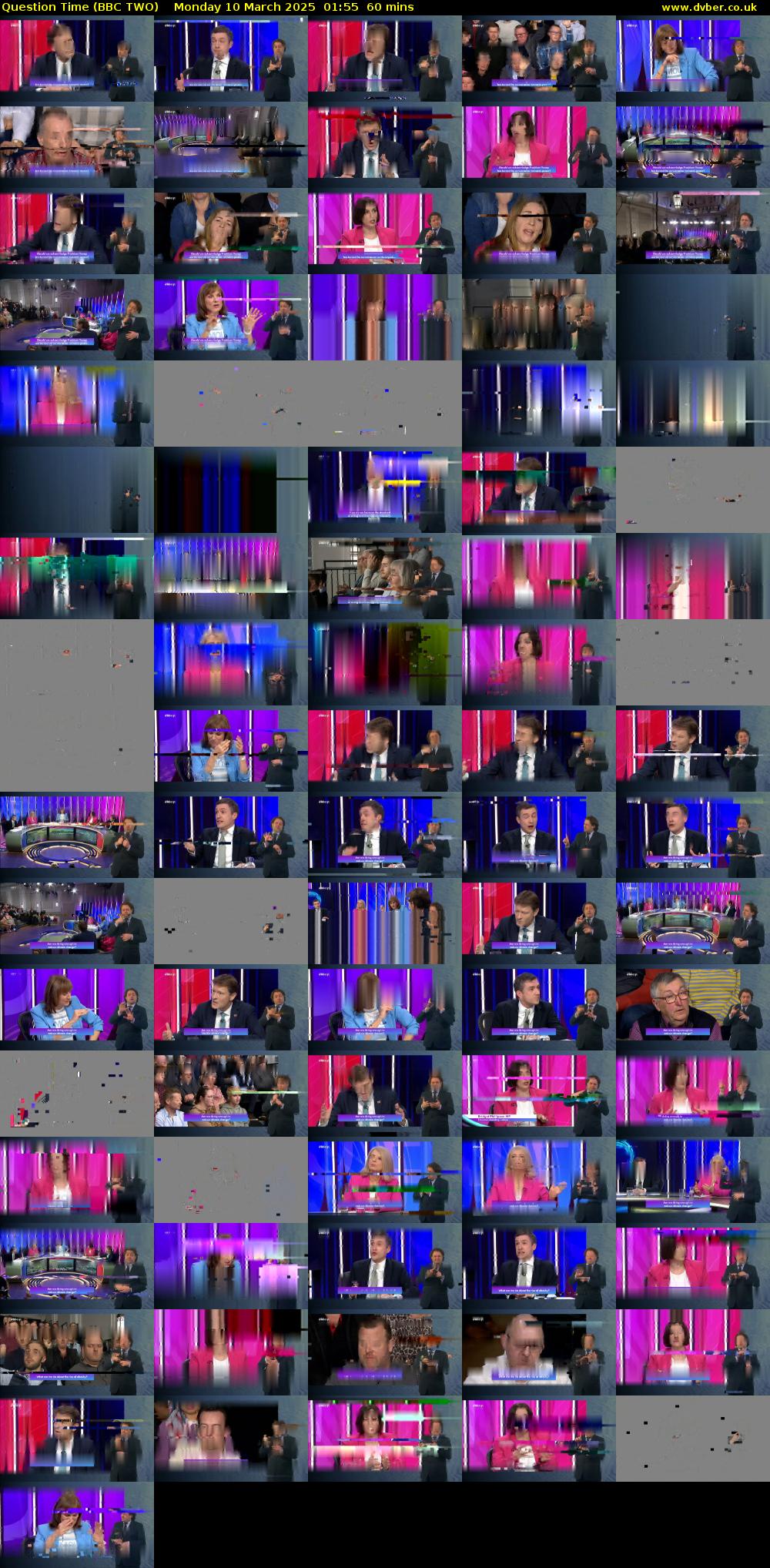 Question Time (BBC TWO) Monday 10 March 2025 01:55 - 02:55